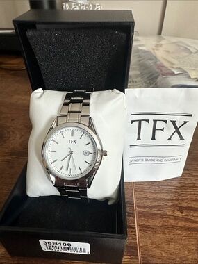 Brand new Men's TFX Silver Stainless Steel Watch